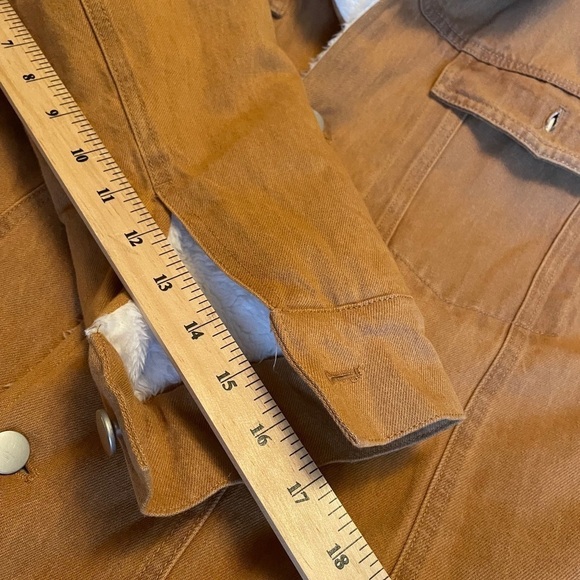 Lost in Lunar Mustard/Marigold Women’s Utility Jacket-Size XS-Oversized - Picture 8 of 12